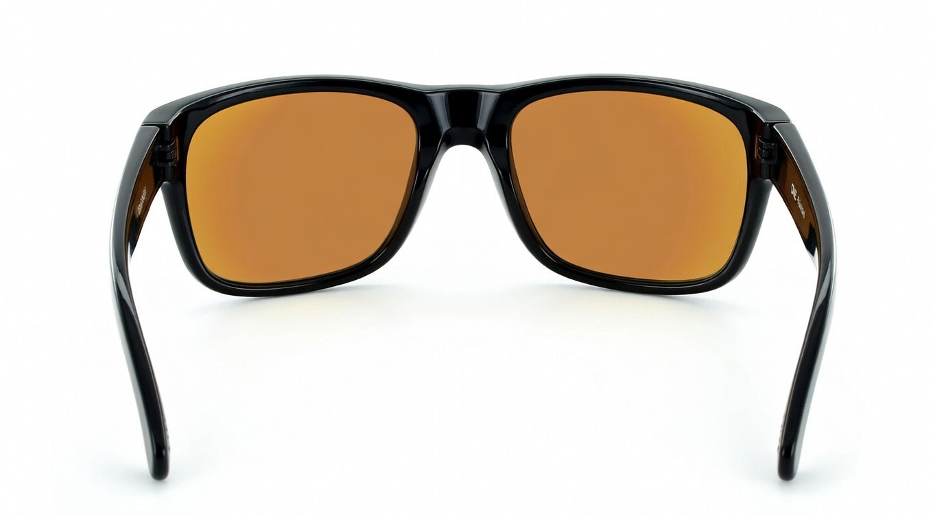 Optic Nerve Kingfish Polarized Sport Sunglasses – Shiny Black Frame with Smoke/Red Lens