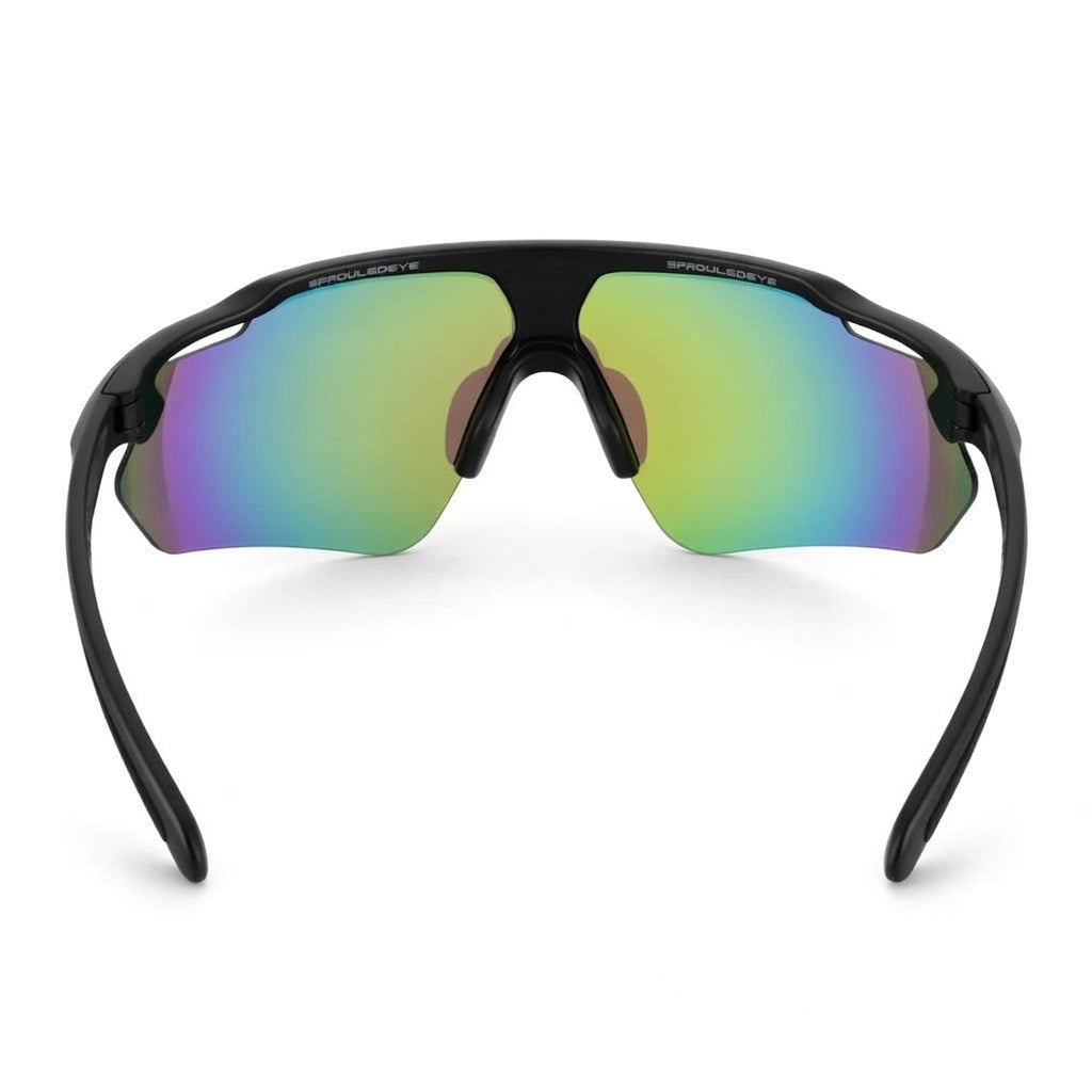 Polarized Cycling Sunglasses – Sports Sunglasses with 5 Interchangeable Lenses